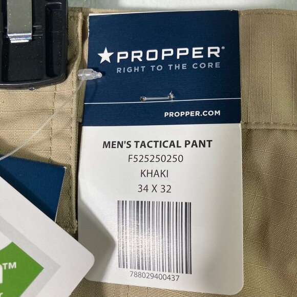 Mens Propper Lightweight Tactical Cargo Pants Khaki 34 x 32 NWT F5252 Ripstop - Picture 7 of 10